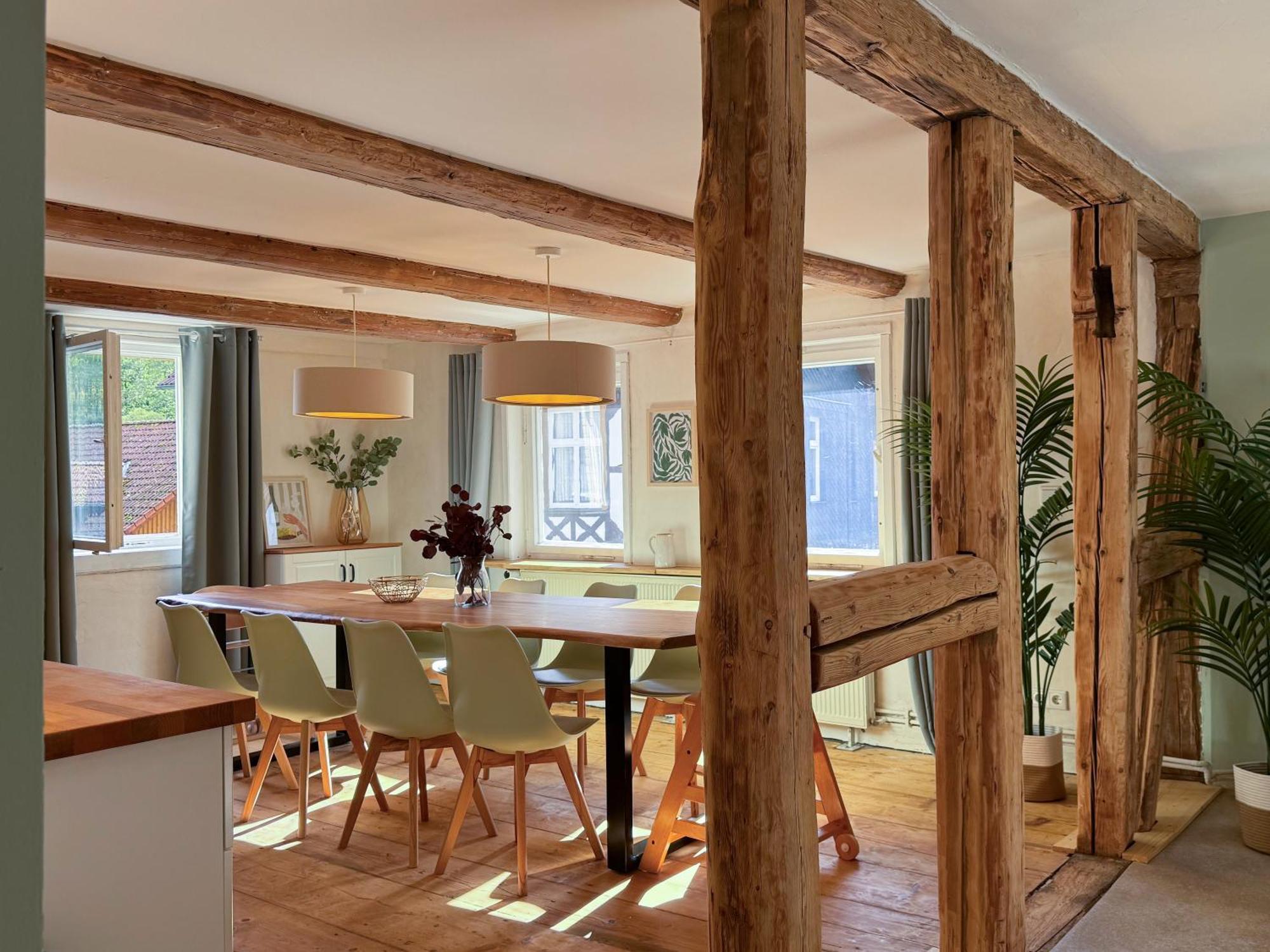 Willa Haus Ludwig - Saniertes Fachwerkhaus Im Harz - 12 Personen Thale Zewnętrze zdjęcie